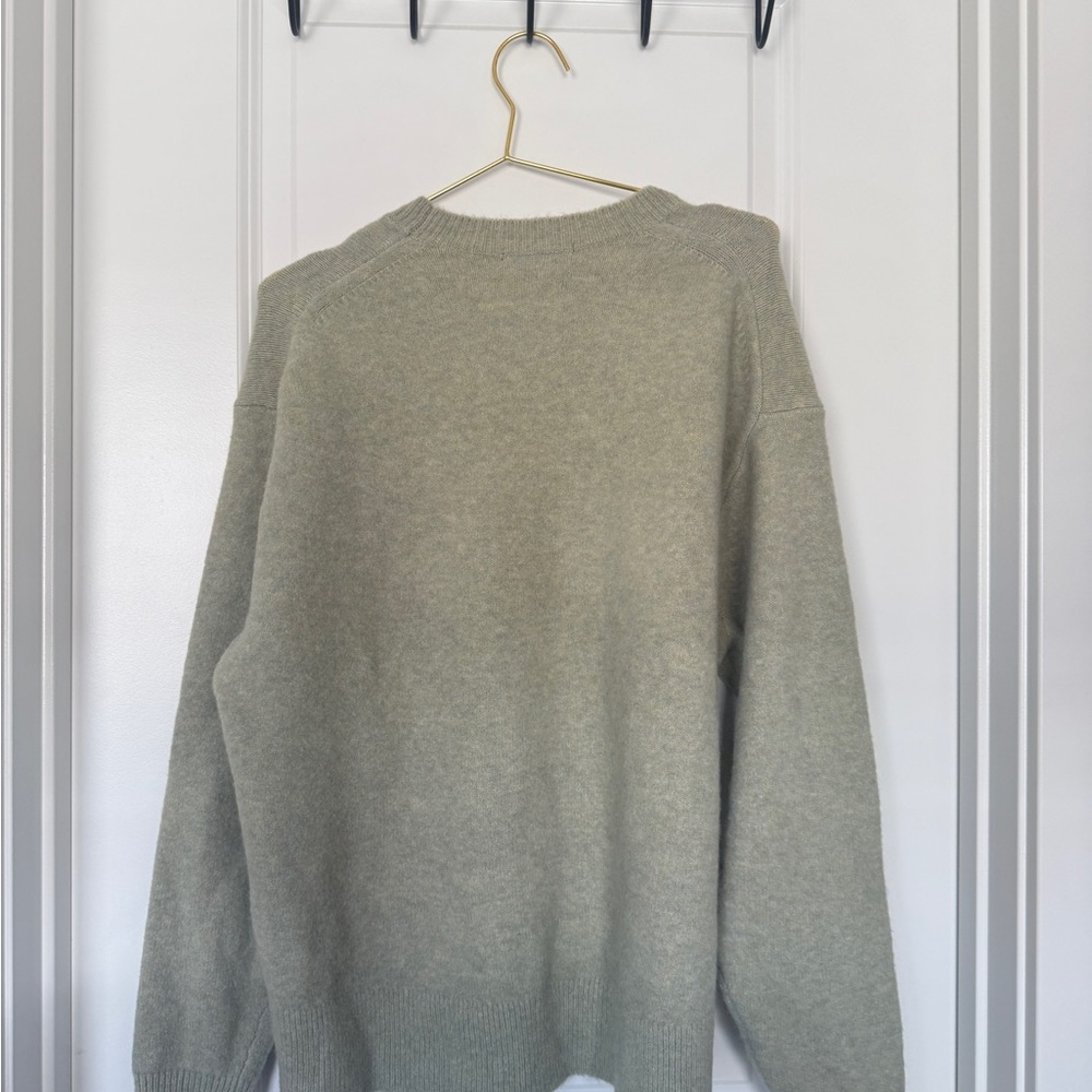 NWOT Uniqlo Souffle Yarn Sweater sage - Picture 4 of 6